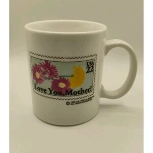 USPS United States Postal Service  Vintage 1986 Ceramic Coffee Cup / Mug Mother